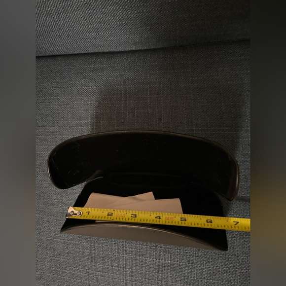 NWOT AX ARMANI Exchange Hardcase Shell Black Sunglasses/ Glasses Carrier Case - Picture 8 of 12